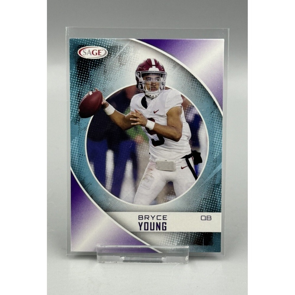2023 SAGE‎ BRYCE YOUNG #101 University Of Alabama Tide Purple Parallel